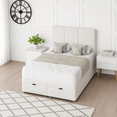 3 Panel Ottoman Storage Divan Bed With Headboard - Barclay Beds