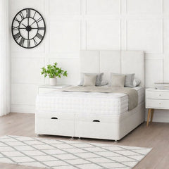 3 Panel Ottoman Storage Divan Bed With Headboard - Barclay Beds