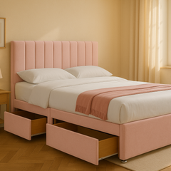Florent Divan Bed Set with Drawer and Mattress Options