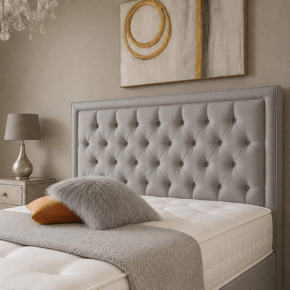 Aqua Divan Bed Set with Drawer and Mattress Options - Barclay Beds