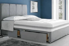 Cannon Divan Bed Set with Drawer and Mattress Options - Barclay Beds