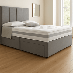 Cannon Divan Bed Set with Drawer and Mattress Options - Barclay Beds