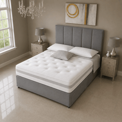 Cannon Divan Bed Set with Drawer and Mattress Options - Barclay Beds