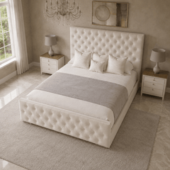 Chesterfield Padded Bed Frame - Barclay Beds