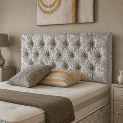 Crushed Divan Bed Set with Drawer and Mattress Options - Barclay Beds