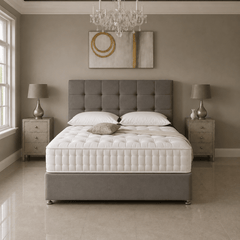 Cubic Divan Bed Set with Drawer and Mattress Options - Barclay Beds