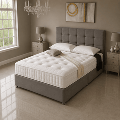 Cubic Divan Bed Set with Drawer and Mattress Options - Barclay Beds