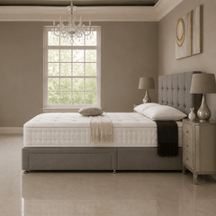 Cubic Divan Bed Set with Drawer and Mattress Options - Barclay Beds