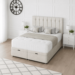 Florence Ottoman Storage Divan Bed With Headboard - Barclay Beds