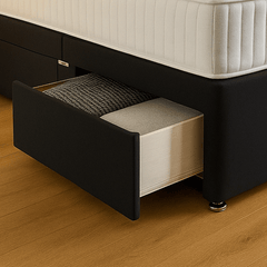 Lotus Divan Bed Set with Drawer and Mattress Options - Barclay Beds