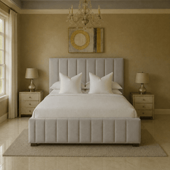 Panel Padded Bed Frame - Barclay Beds