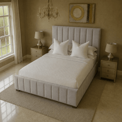 Panel Padded Bed Frame - Barclay Beds