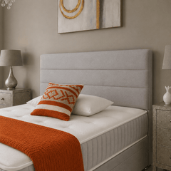 Paneled Divan Bed Set with Drawer and Mattress Options - Barclay Beds