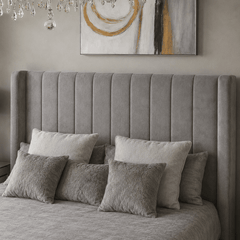 Paneled Winged Bed Frame - Barclay Beds
