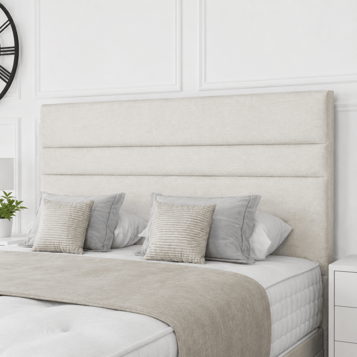 Paris Ottoman Storage Divan Bed With Headboard - Barclay Beds