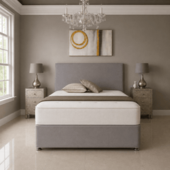 Planktic Divan Bed Set with Drawer and Mattress Options - Barclay Beds