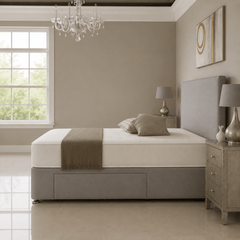 Planktic Divan Bed Set with Drawer and Mattress Options - Barclay Beds
