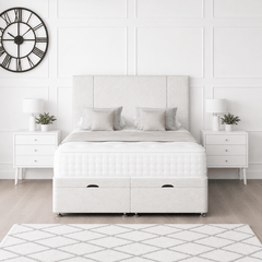 Porto Ottoman Storage Divan Bed With Headboard - Barclay Beds