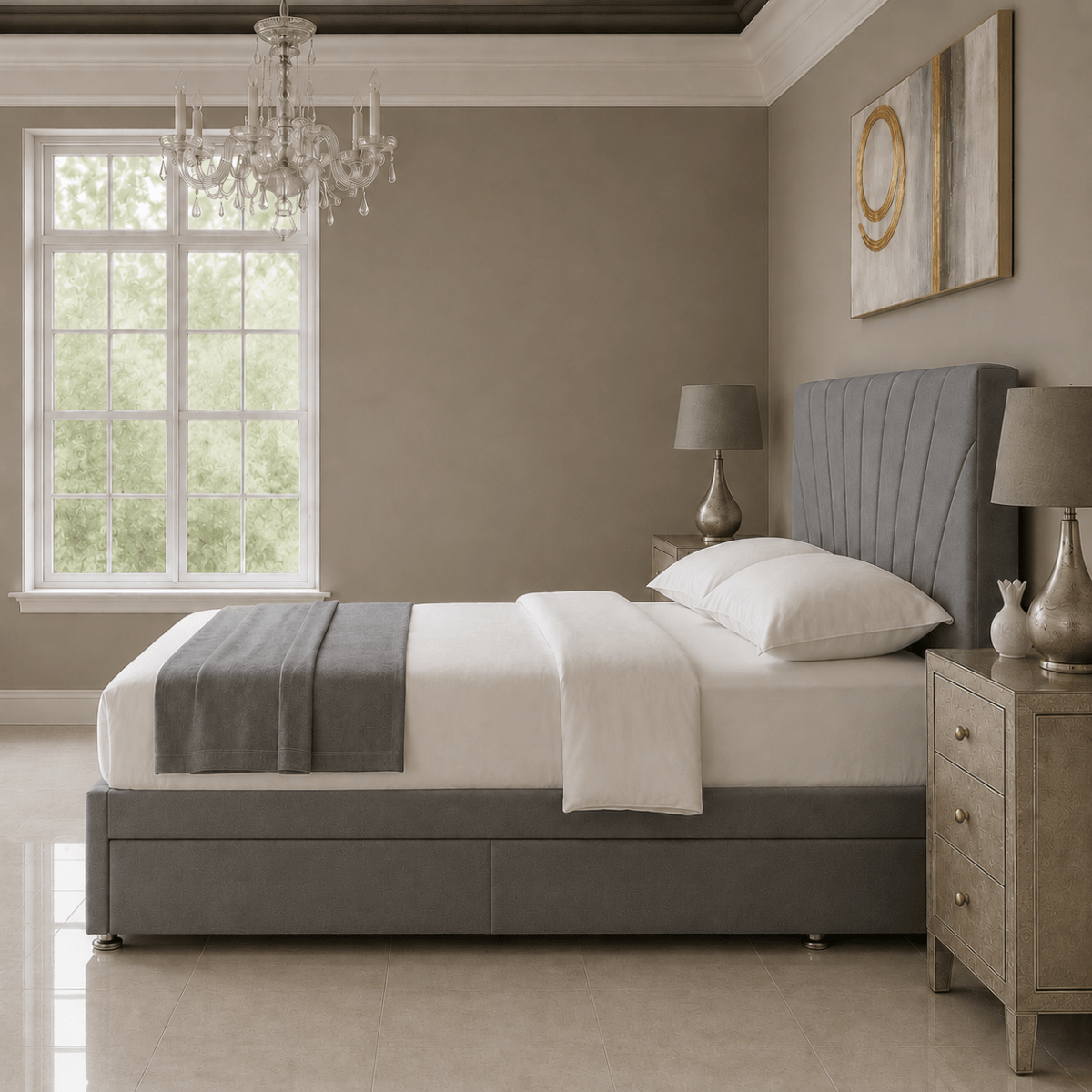 Sunrise Divan bed Set with Drawer and Mattress Options - Barclay Beds