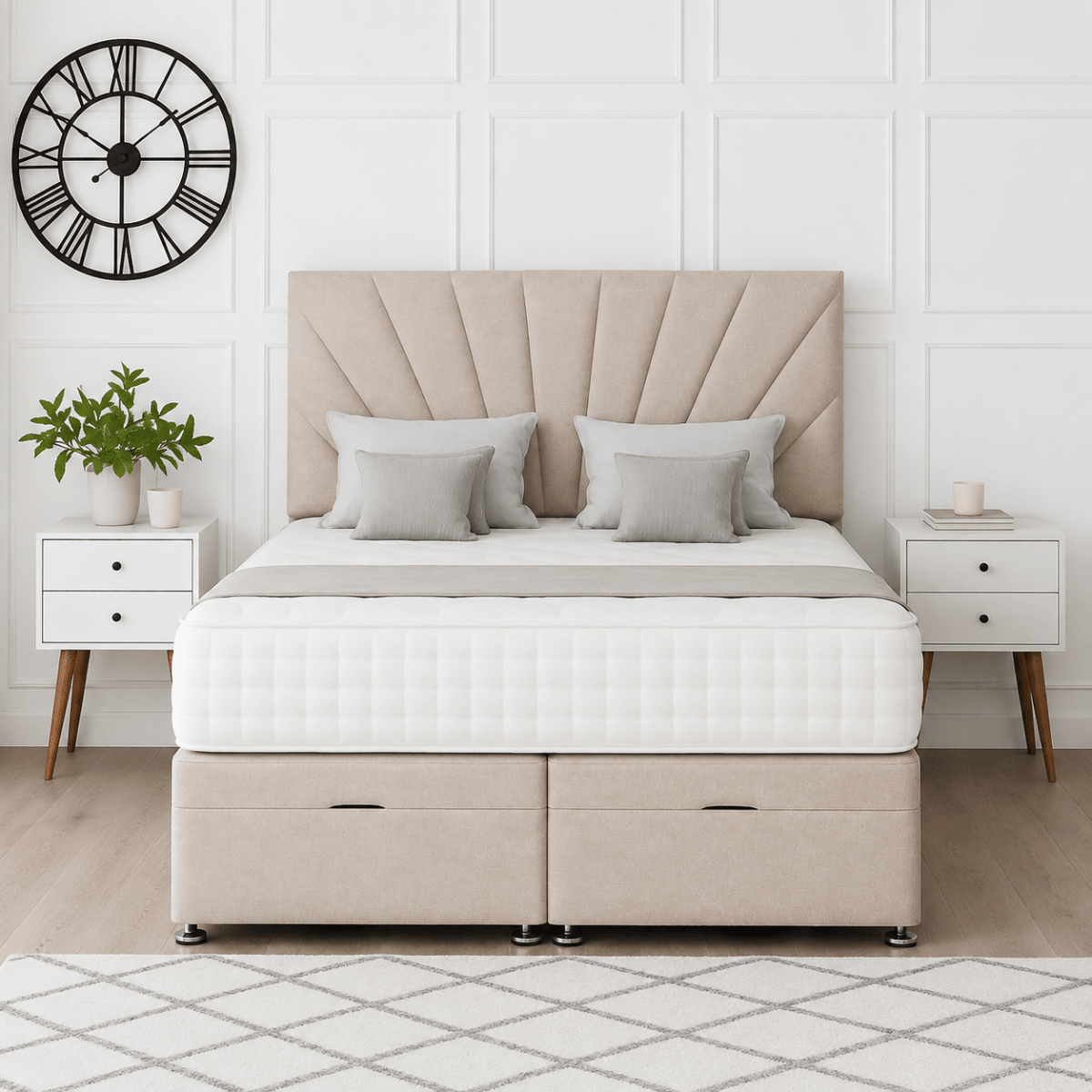 Sunrise Ottoman Divan Bed Set - Barclay Beds