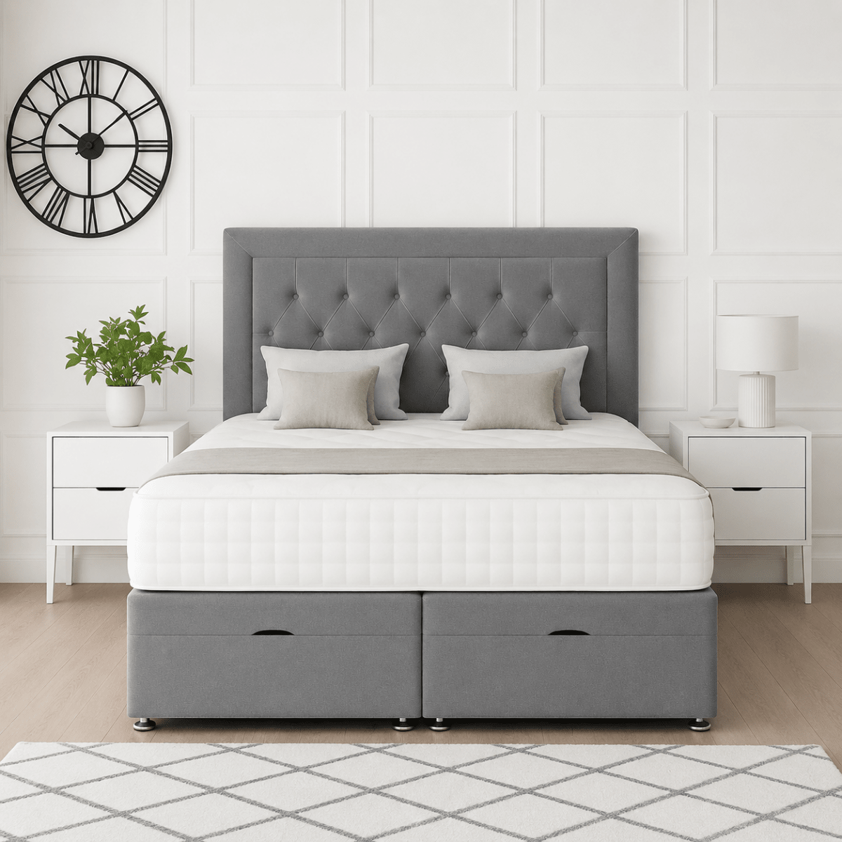 Venice Ottoman Divan Bed Set - Barclay Beds