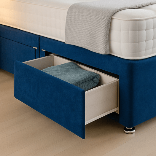 Victorious Divan Bed Set with Drawer and Mattress Options - Barclay Beds