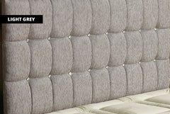 Oscar Cubed Divan Floor Standing Headboard