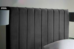 Apollo Gray Divan Floor Standing Headboard - Barclay Beds