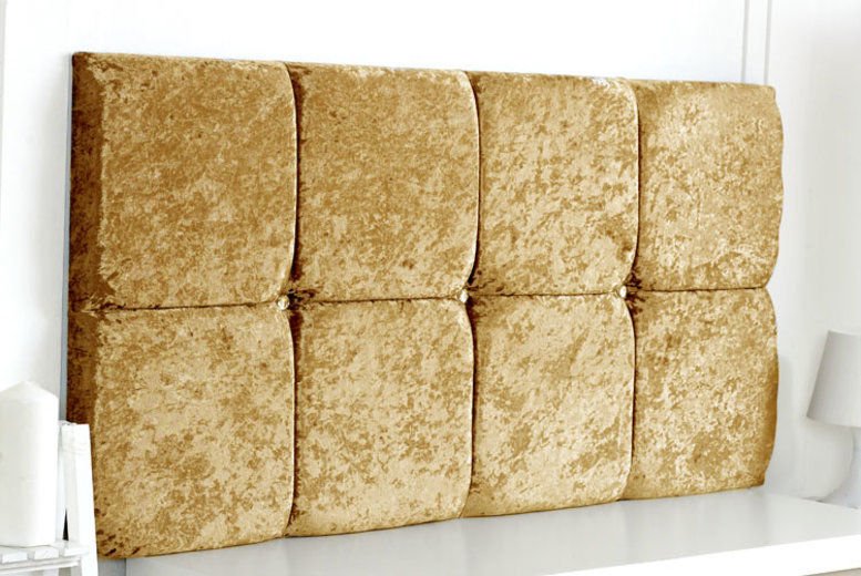 Crushed Cube Divan Floor Standing Headboard - Barclay Beds