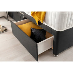 Lotus Divan Bed Set with Drawer and Mattress Options