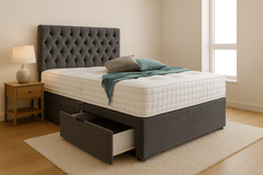 Barclay Chester Divan bed Set with Drawer and Mattress Options - Barclay Beds