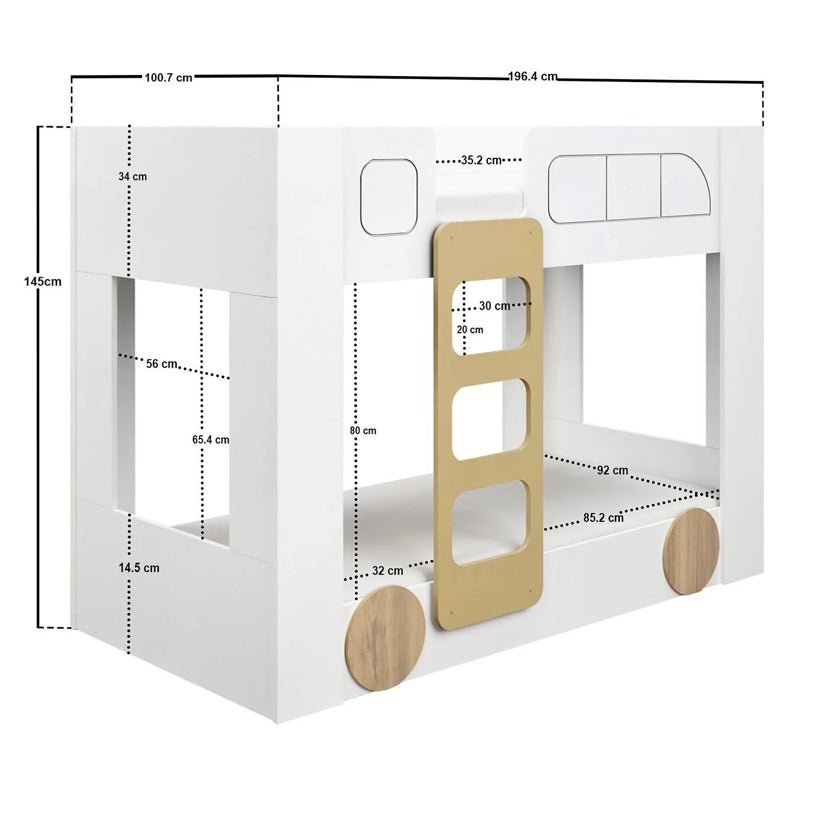 Gothenburg Bus Bunk Bed - Barclay Beds