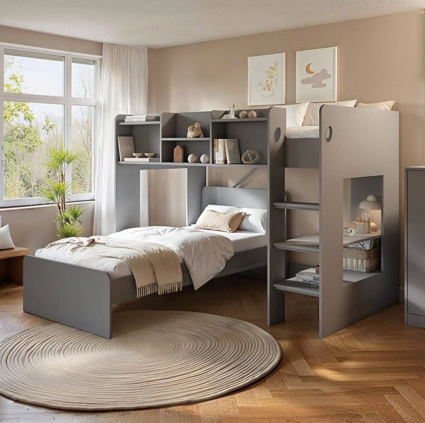 Helsinki Shaped Bunk Bed - Barclay Beds