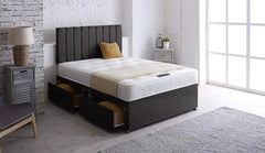 Florent Divan Bed Set with Drawer and Mattress Options