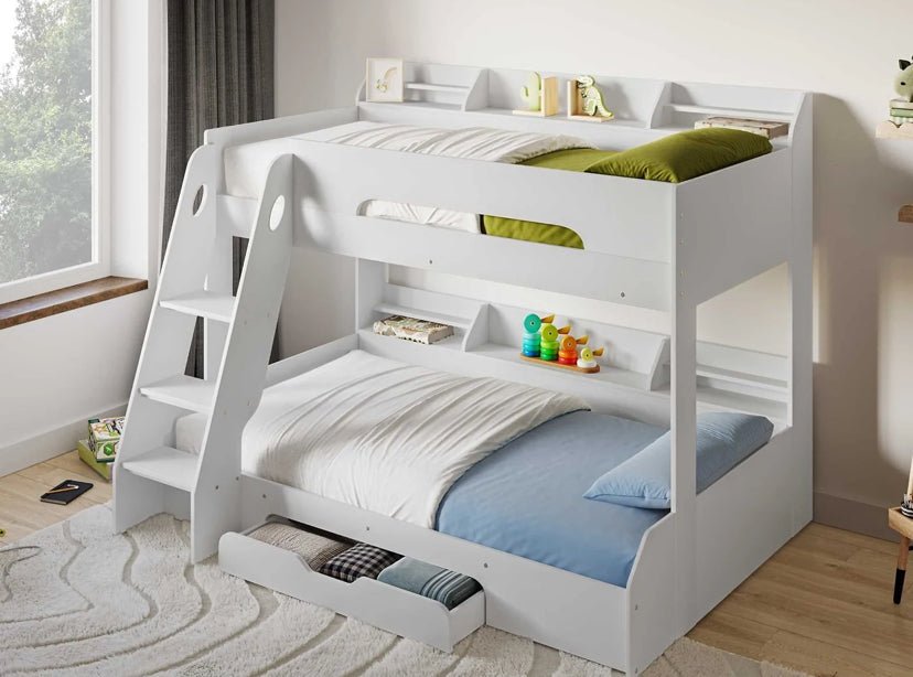 Karlstad Triple Bunk Bed with Storage - Barclay Beds