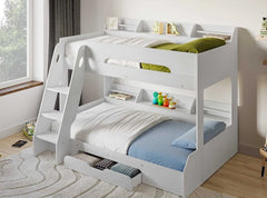 Karlstad Triple Bunk Bed with Storage - Barclay Beds