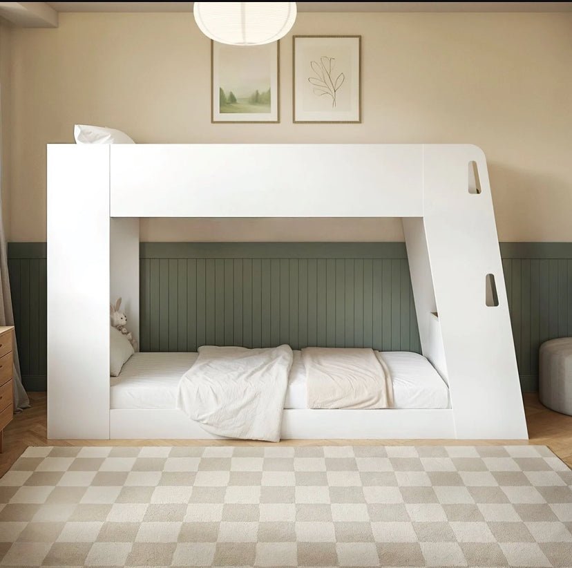 Narvik Bunk Bed in White and Oak - Barclay Beds