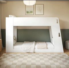 Narvik Bunk Bed in White and Oak - Barclay Beds