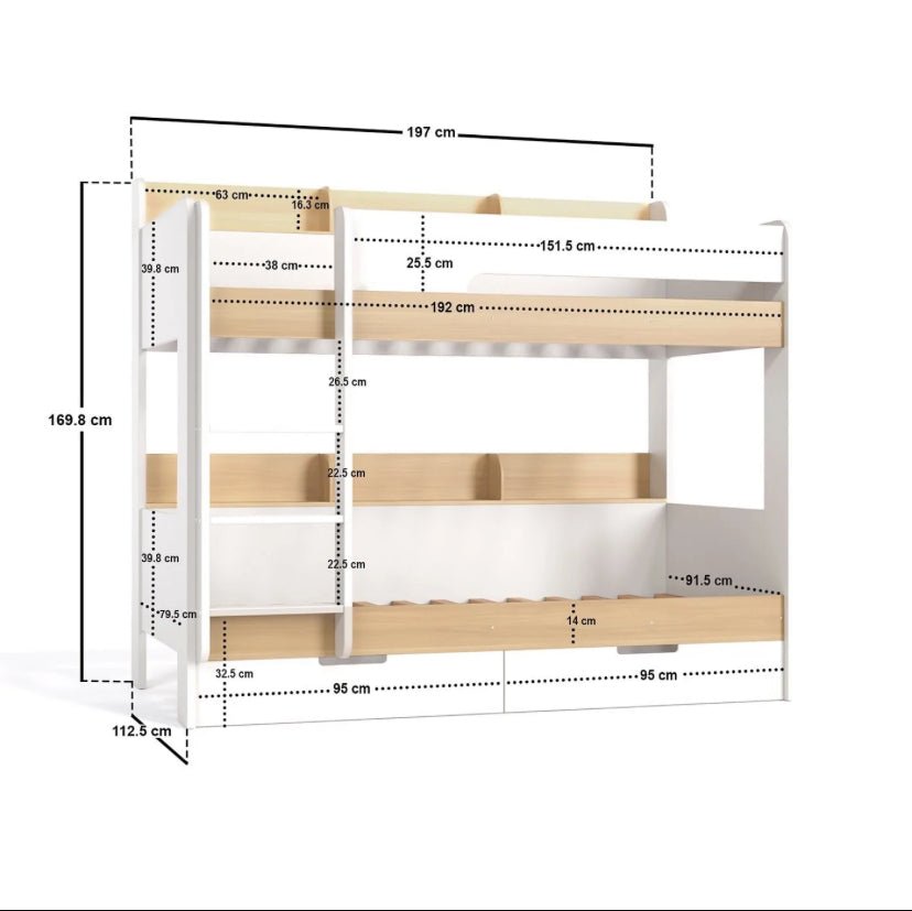 Orebro Storage Bunk Bed - Barclay Beds
