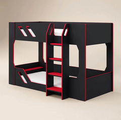 Oulu Gaming Bunk Bed in Black and Red - Barclay Beds