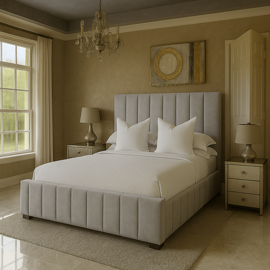 Panel Padded Bed Frame – Barclay Beds