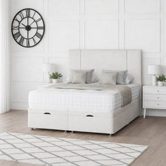 Porto Ottoman Storage Divan Bed With Headboard - Barclay Beds