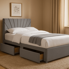 Sunrise Divan bed Set with Drawer and Mattress Options - Barclay Beds