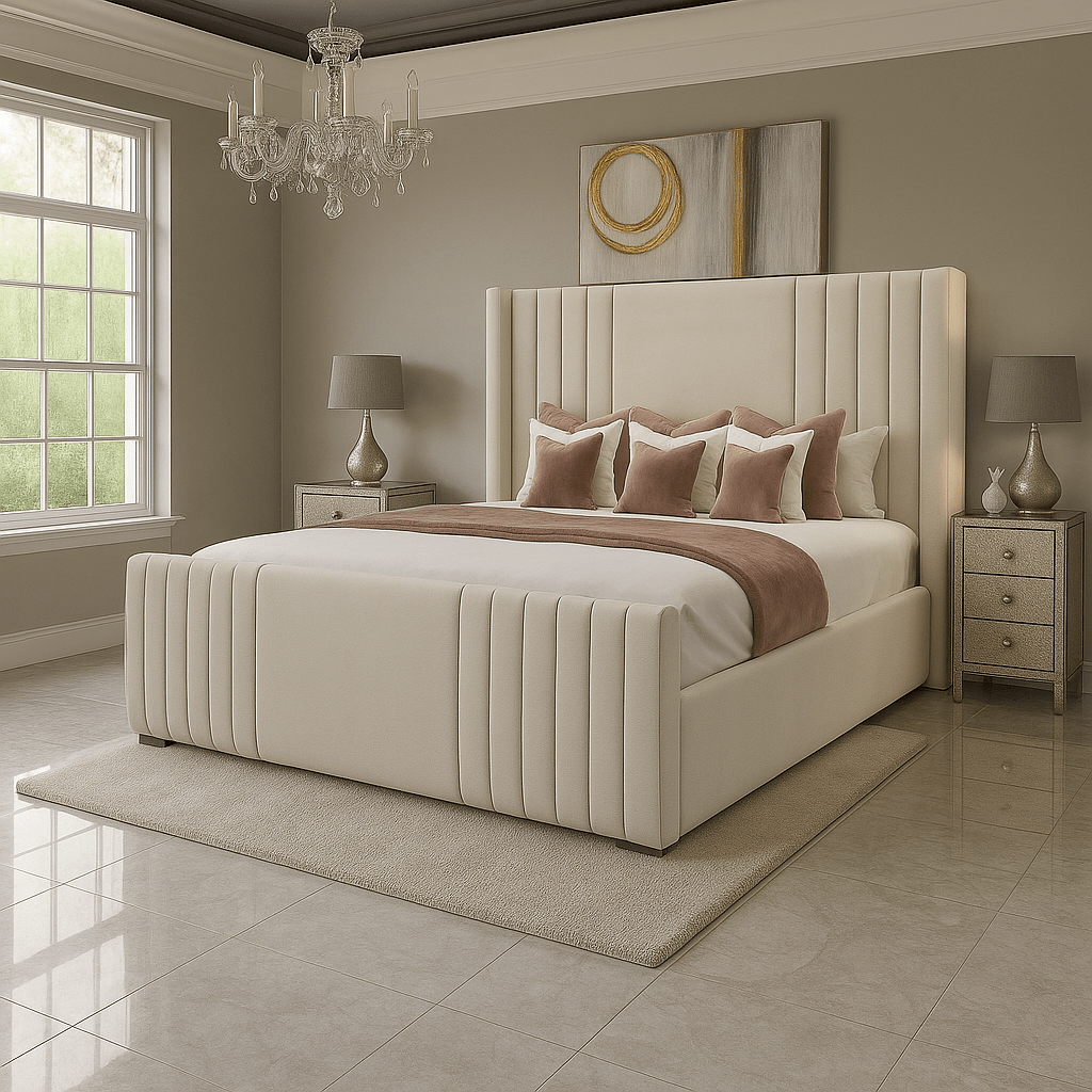 The Valencia Winged Bed Frame - Barclay Beds