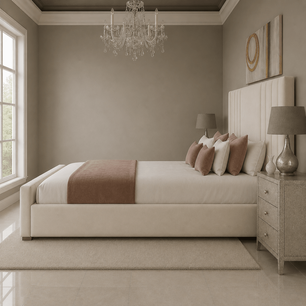 The Valencia Winged Bed Frame - Barclay Beds