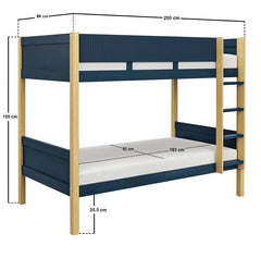 Tromso Detachable Ribbed Bunk Bed - Barclay Beds