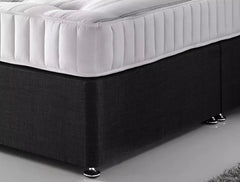 Twin Paneled Divan Bed Set with Drawer and Mattress Options - Barclay Beds