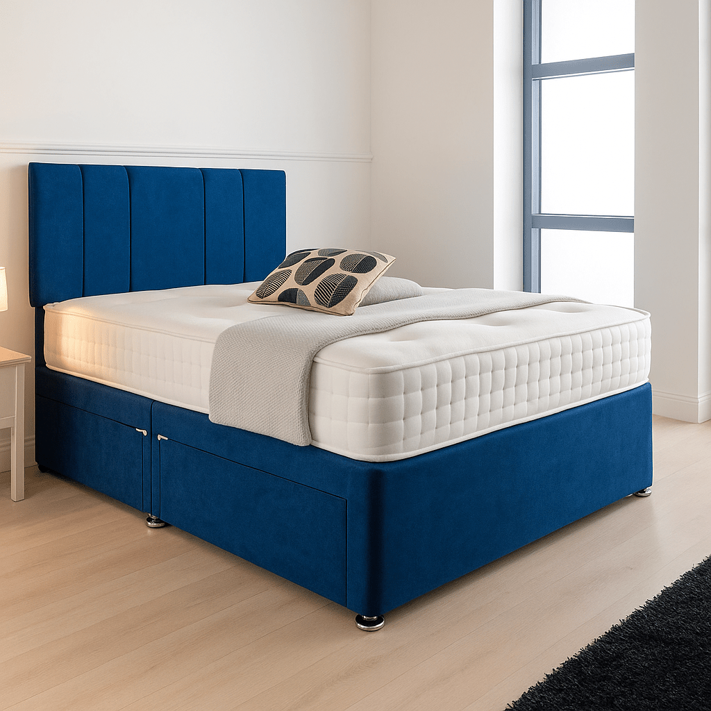 Victorious Divan Bed Set with Drawer and Mattress Options - Barclay Beds