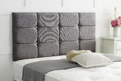Simple Cubed Divan Floor Standing Headboard - Barclay Beds